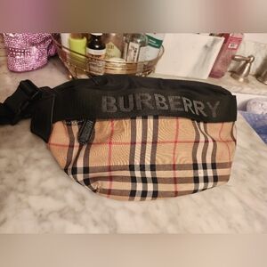 Burberry Plaid Belt Bag
